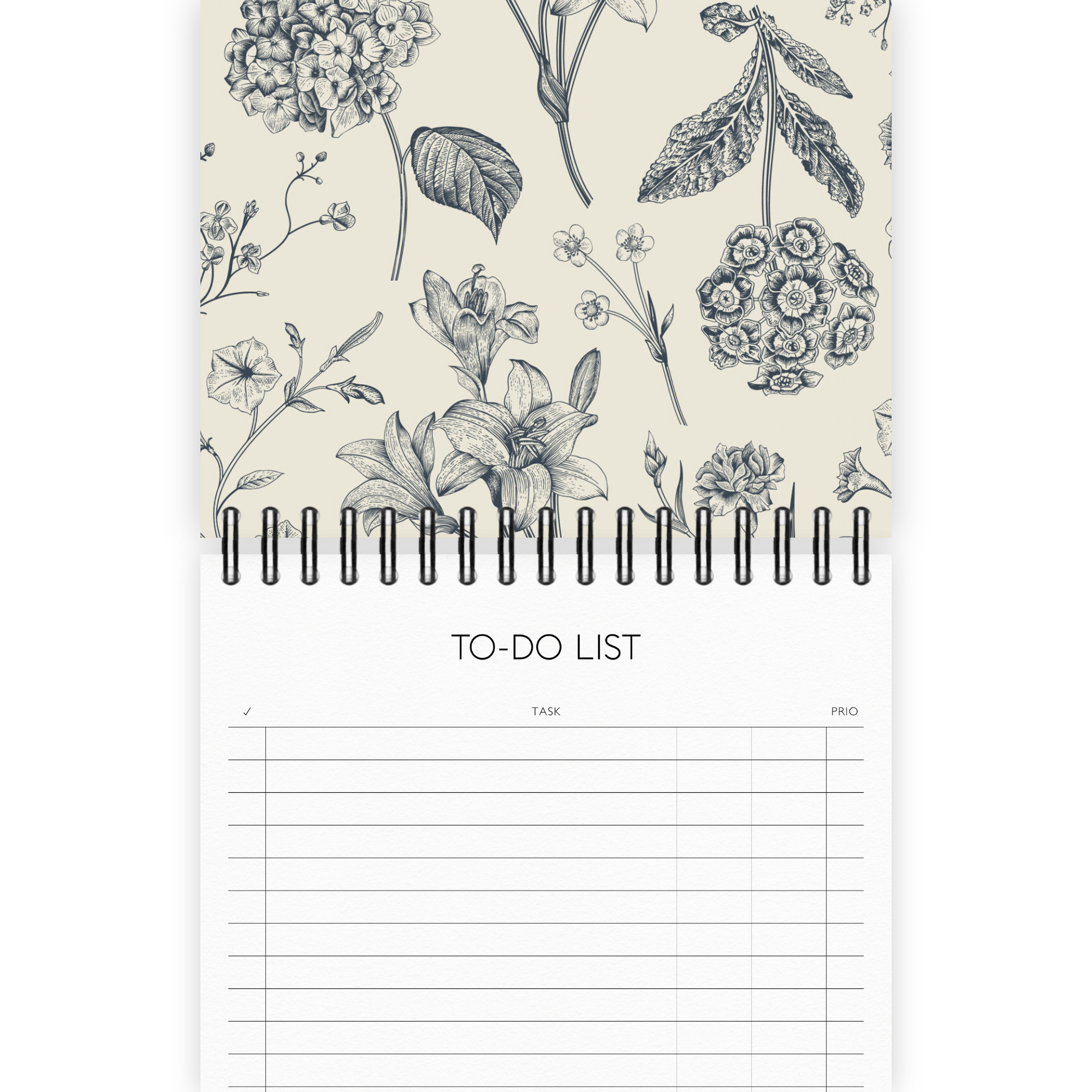 To-Do-Liste A5 | Natur Muster Nr. 2